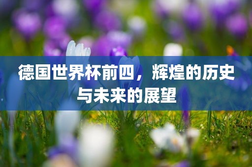德国世界杯前四，辉煌的历史与未来的展望