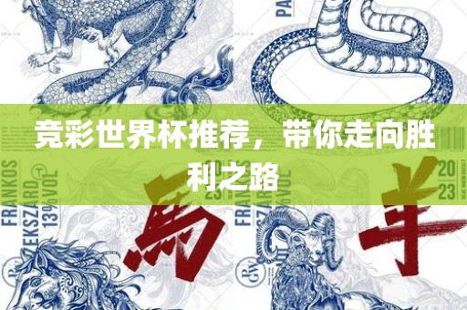 竞彩世界杯推荐，带你走向胜利之路