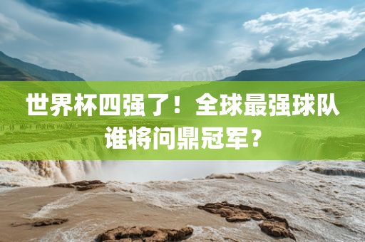 世界杯四强了！全球最强球队谁将问鼎冠军？