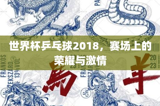 世界杯乒乓球2018，赛场上的荣耀与激情