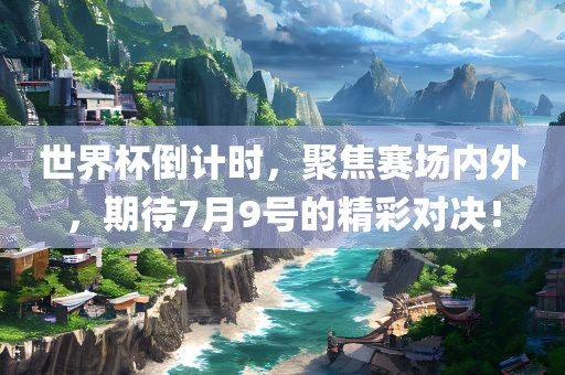世界杯倒计时，聚焦赛场内外，期待7月9号的精彩对决！