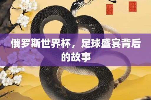 俄罗斯世界杯，足球盛宴背后的故事
