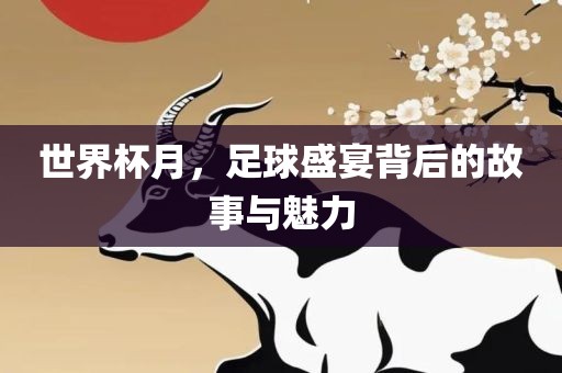 世界杯月，足球盛宴背后的故事与魅力