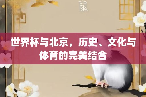 世界杯与北京，历史、文化与体育的完美结合