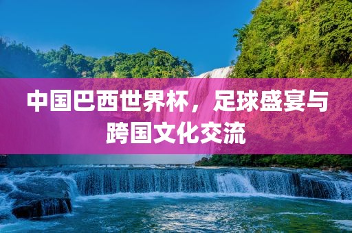 中国巴西世界杯，足球盛宴与跨国文化交流