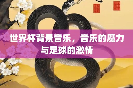 世界杯背景音乐，音乐的魔力与足球的激情