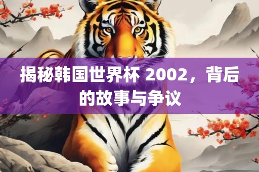 揭秘韩国世界杯 2002，背后的故事与争议