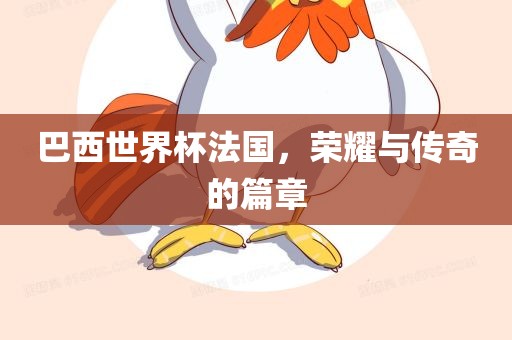 巴西世界杯法国，荣耀与传奇的篇章