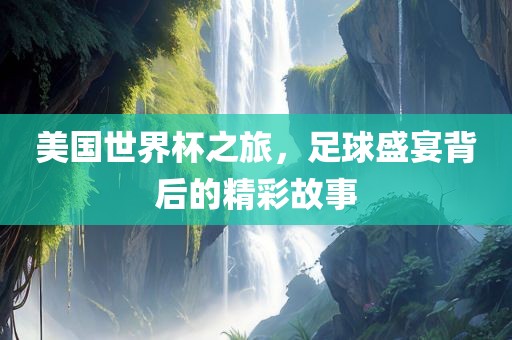 美国世界杯之旅，足球盛宴背后的精彩故事