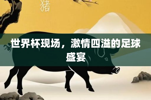 世界杯现场，激情四溢的足球盛宴