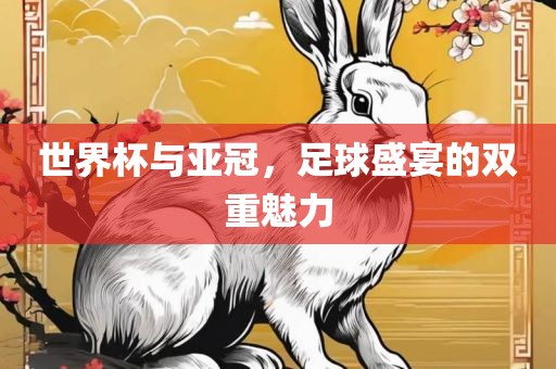 世界杯与亚冠，足球盛宴的双重魅力