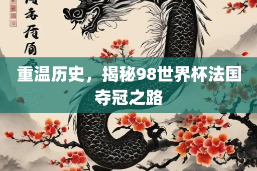 重温历史，揭秘98世界杯法国夺冠之路
