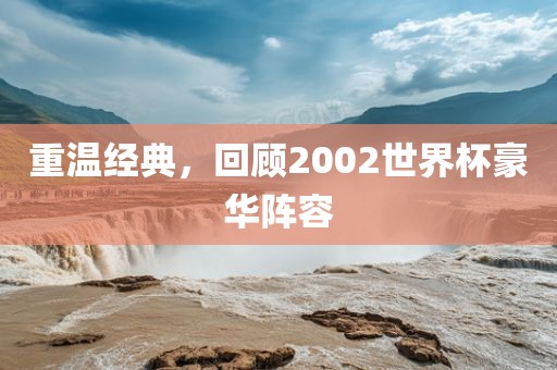 重温经典，回顾2002世界杯豪华阵容