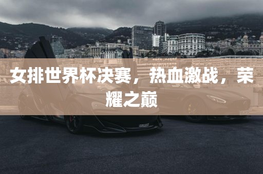 女排世界杯决赛，热血激战，荣耀之巅