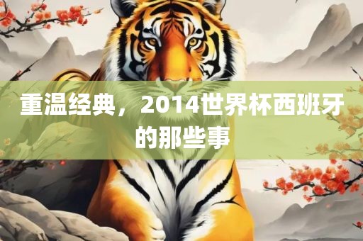 重温经典，2014世界杯西班牙的那些事