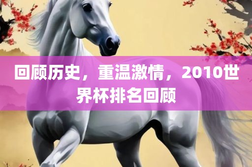 回顾历史，重温激情，2010世界杯排名回顾