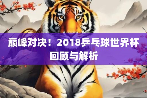 巅峰对决！2018乒乓球世界杯回顾与解析