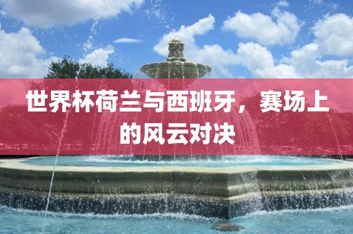 世界杯荷兰与西班牙，赛场上的风云对决