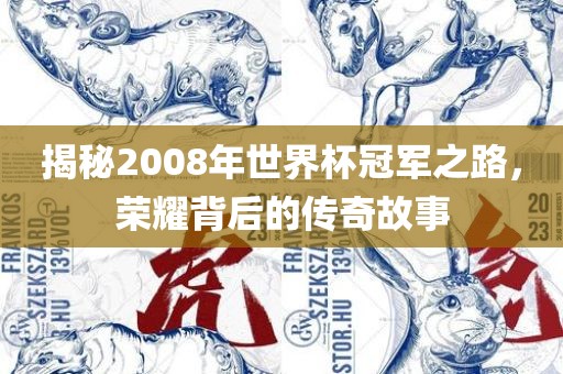 揭秘2008年世界杯冠军之路，荣耀背后的传奇故事