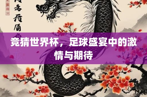 竞猜世界杯，足球盛宴中的激情与期待