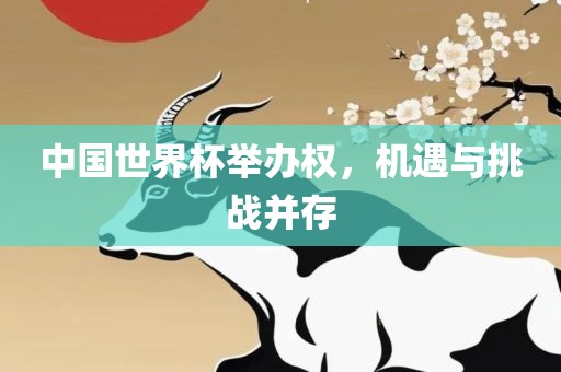 中国世界杯举办权，机遇与挑战并存