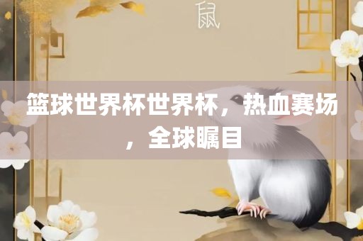 篮球世界杯世界杯，热血赛场，全球瞩目