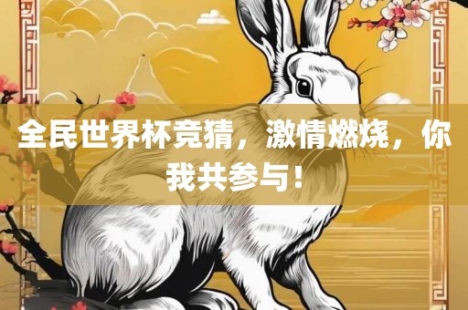 全民世界杯竞猜，激情燃烧，你我共参与！