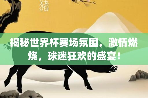 揭秘世界杯赛场氛围，激情燃烧，球迷狂欢的盛宴！