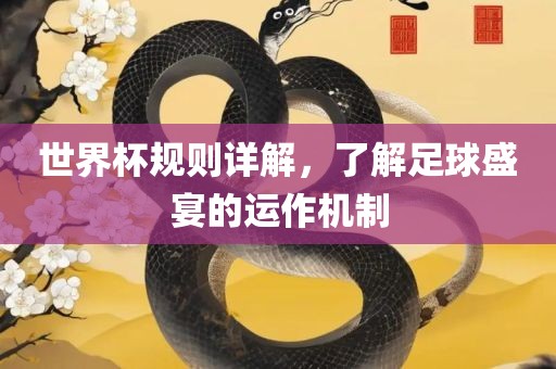 世界杯规则详解，了解足球盛宴的运作机制