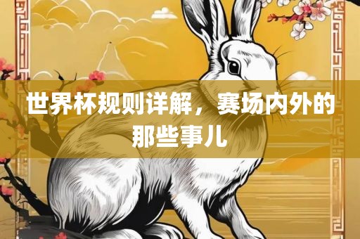世界杯规则详解，赛场内外的那些事儿
